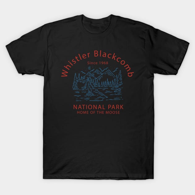 Whistler Blackcomb T-Shirt by Easy On Me